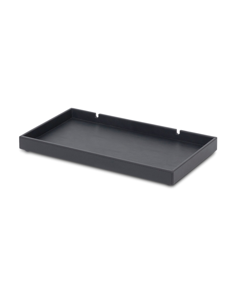 Plateau similicuir noir | Manusec