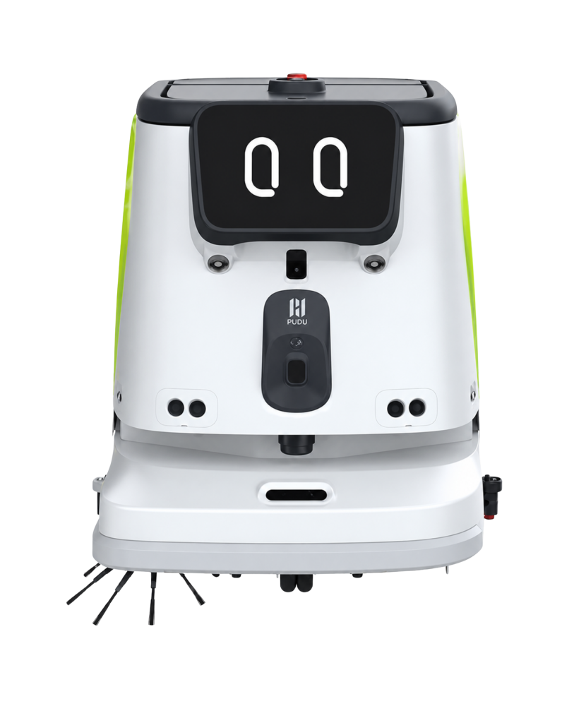 Robot aspirateur laveur Gris et Vert - CC1 Pro