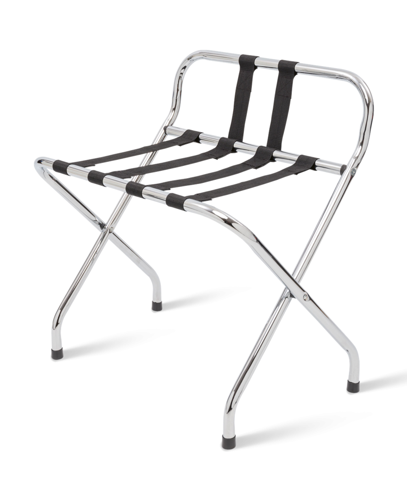 Porte-bagages acier chromé | Manusec