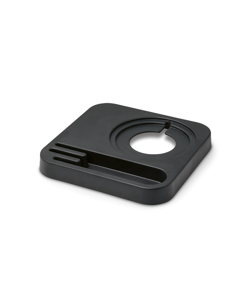 Plateau mélamine noir avec racks | Manusec