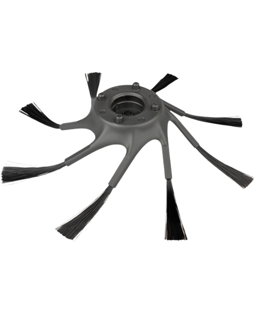 Lot de 2 brosses latérales caoutchoutée - Pour CC1