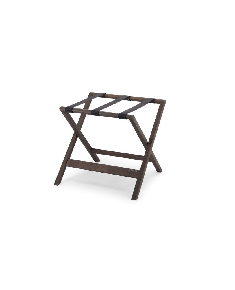 Porte-bagages bois foncé huilé | Manusec