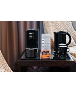 Plateau noir avec tiroir | Manusec