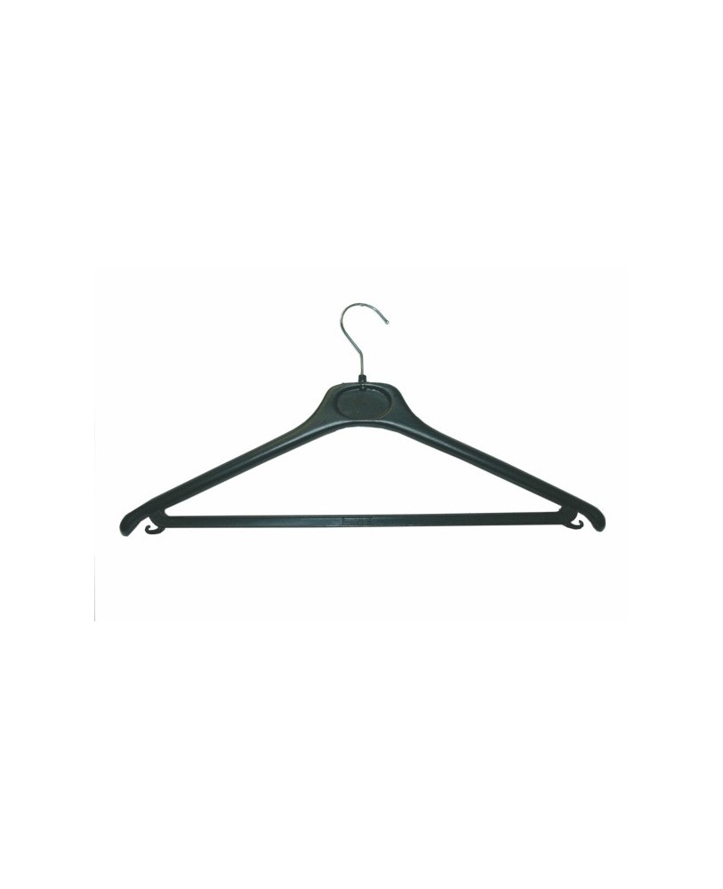 Lot 250 cintres plastique recyclé noir | Manusec