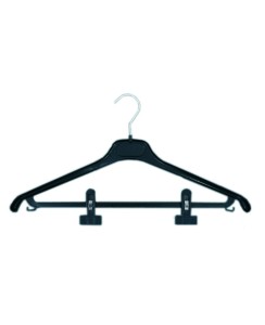 Lot 120 cintres plastique recyclé avec pinces | Manusec