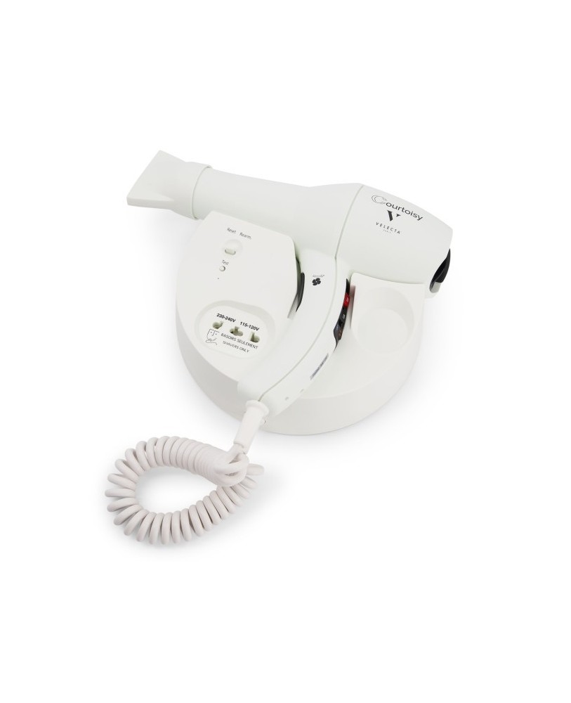 Sèche-cheveux mural 1800W 10mA beige nude | Manusec